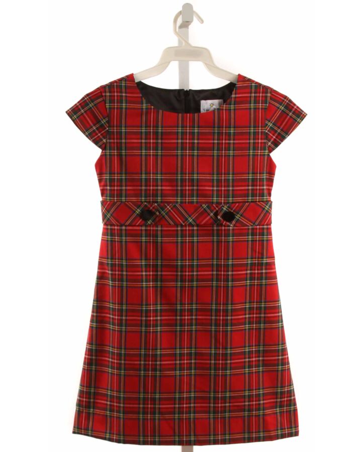 FLORENCE EISEMAN  RED  PLAID  DRESS