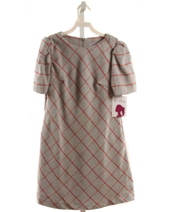 GABBY  GRAY  WINDOWPANE  DRESS