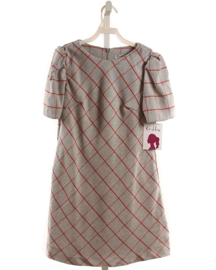 GABBY  GRAY  WINDOWPANE  DRESS