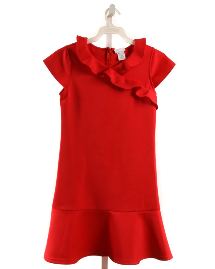 FLORENCE EISEMAN  RED KNIT   PARTY DRESS