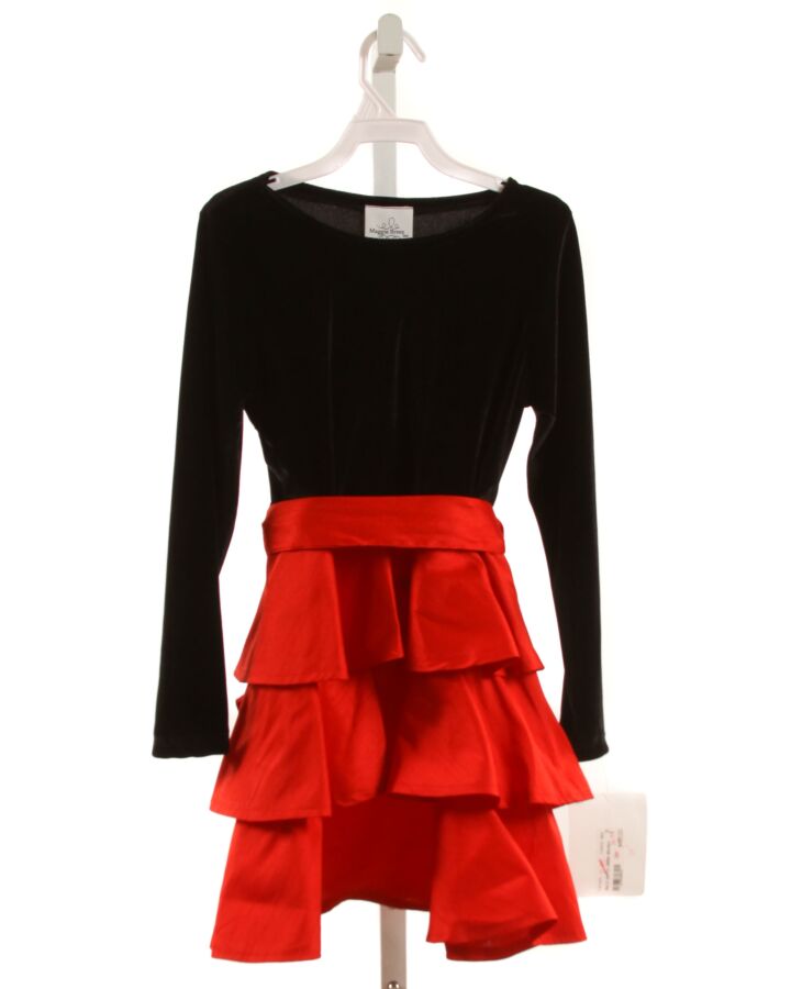 MAGGIE BREEN  RED VELVET   PARTY DRESS