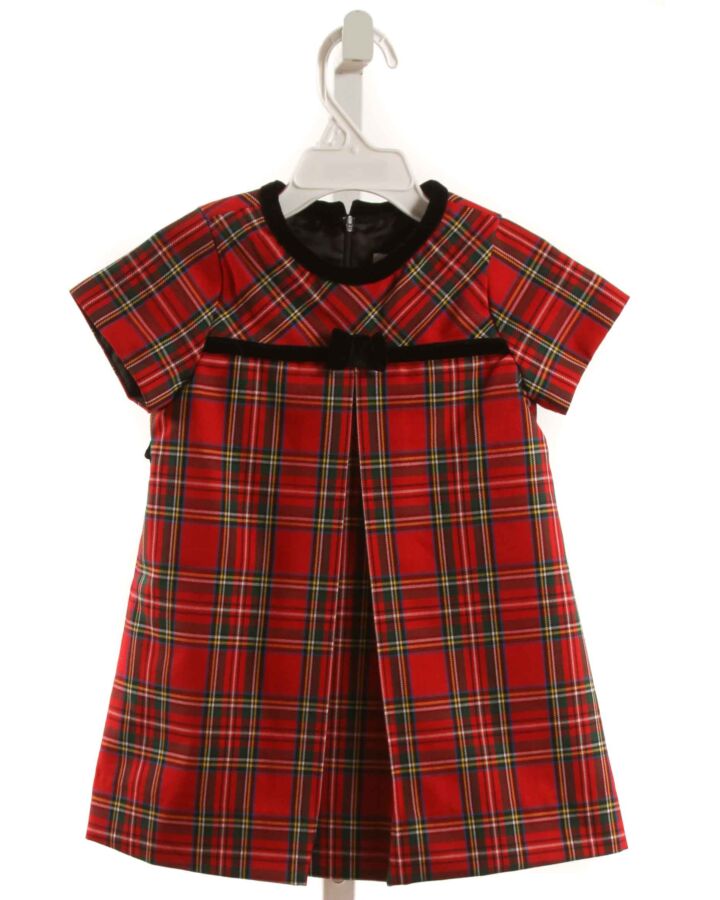 FLORENCE EISEMAN  RED  PLAID  DRESS