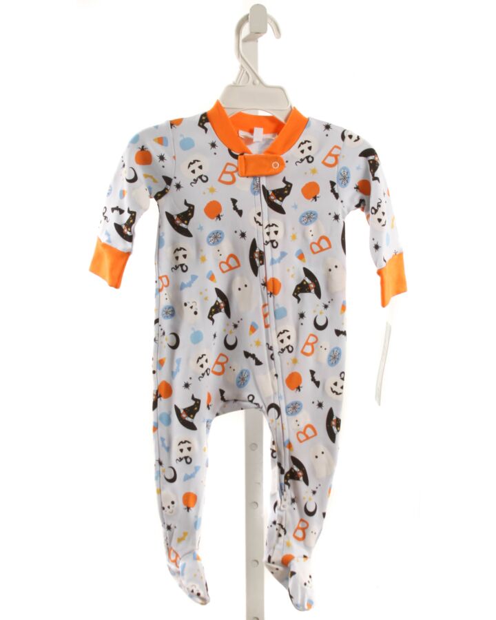 MAGNOLIA BABY  BLUE KNIT  PRINTED DESIGN LAYETTE