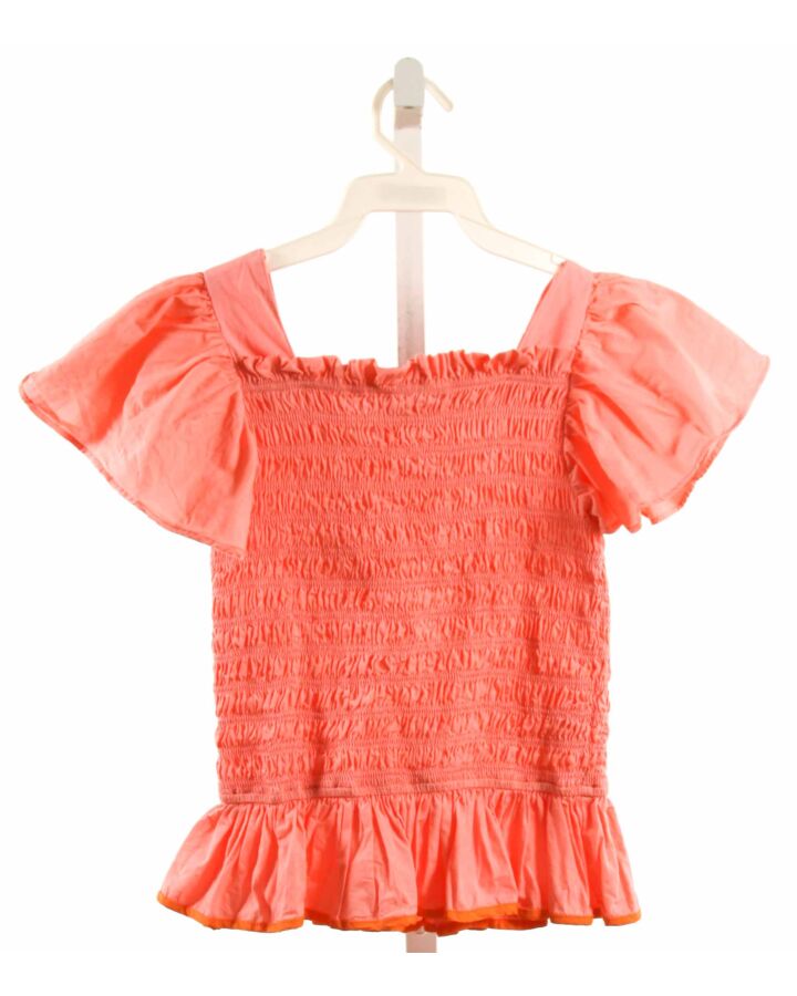 BISBY BY LITTLE ENGLISH  PINK   SMOCKED DRESS SHIRT