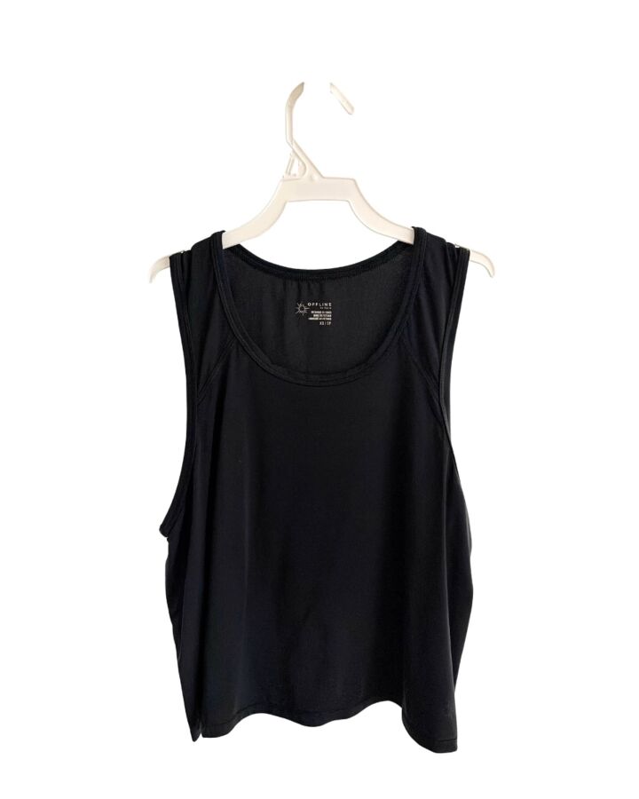 AERIE  BLACK    KNIT TANK