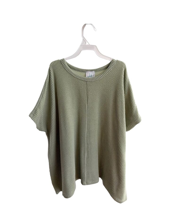 SHOP THE MINT  GREEN    KNIT SS SHIRT