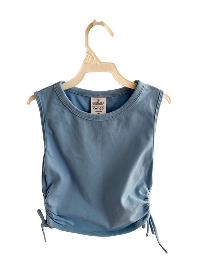 HONEY CUT  BLUE    KNIT TANK