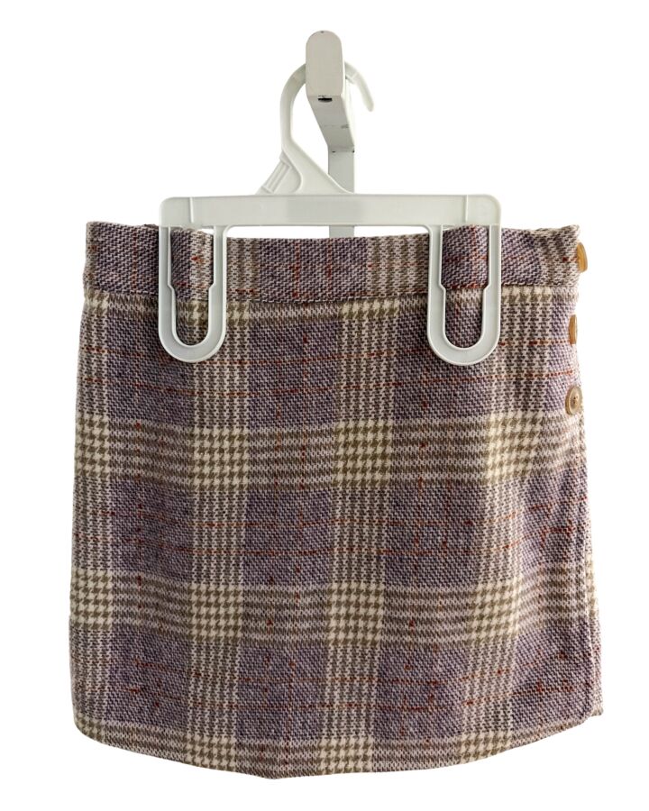 BISBY BY LITTLE ENGLISH  PURPLE  PLAID  SKORT