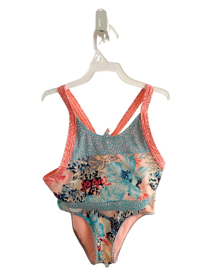 ATHLETA GIRL  PINK  FLORAL  2-PIECE SWIMSUIT