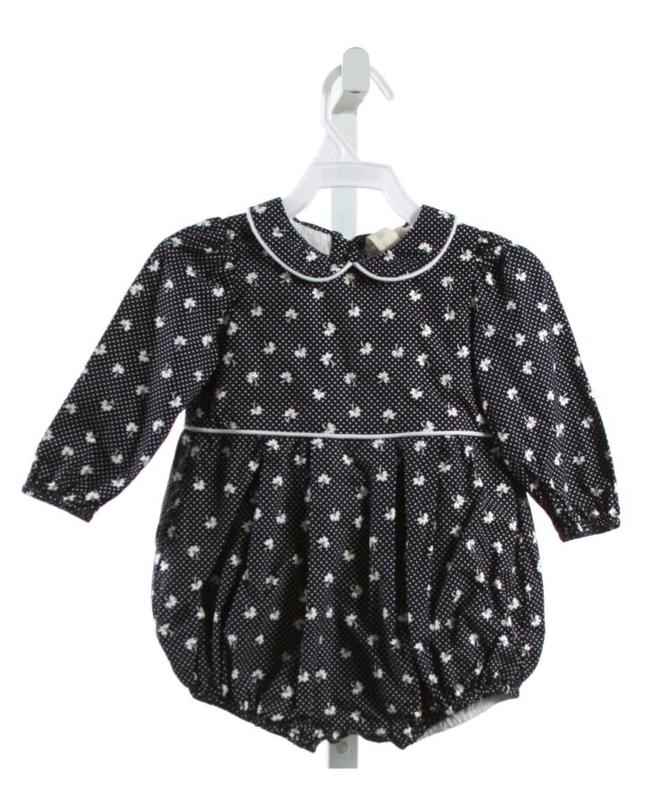 LITTLE COTTON CLOTHES  NAVY  POLKA DOT  BUBBLE