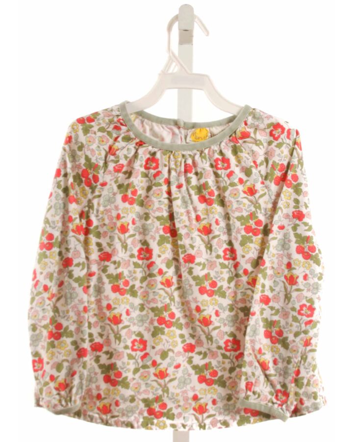 MINI BODEN  MULTI-COLOR  FLORAL  SHIRT-LS