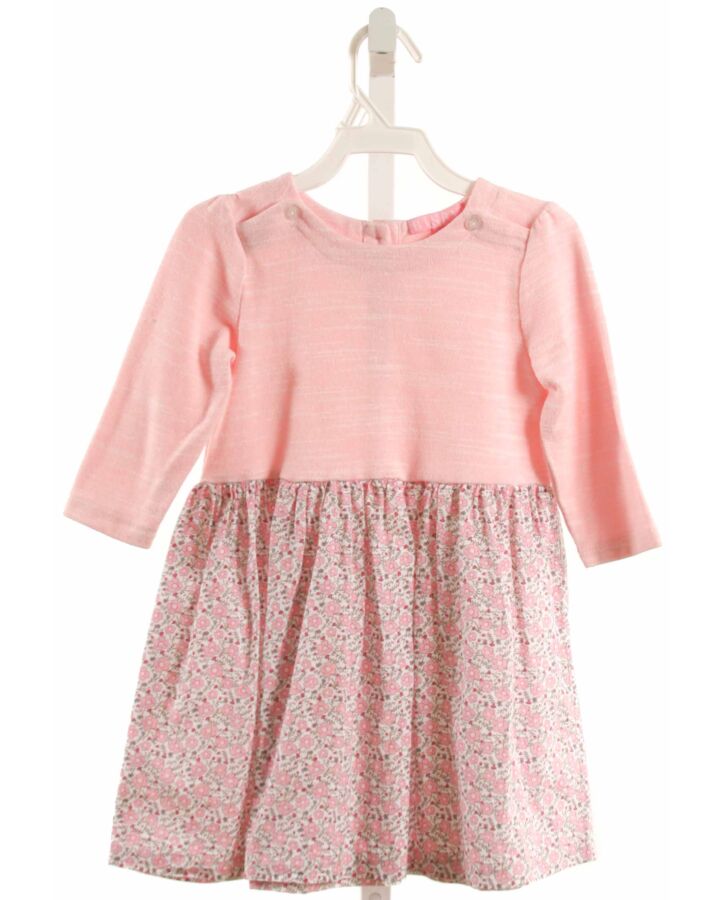 BISBY BY LITTLE ENGLISH  PINK  FLORAL  DRESS