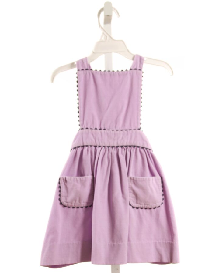 SHRIMP & GRITS  LAVENDER CORDUROY   DRESS WITH RIC RAC