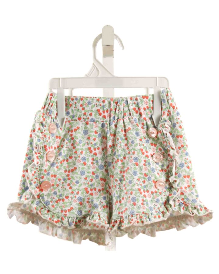 SERENDIPITY  MULTI-COLOR  FLORAL  SHORTS WITH RUFFLE
