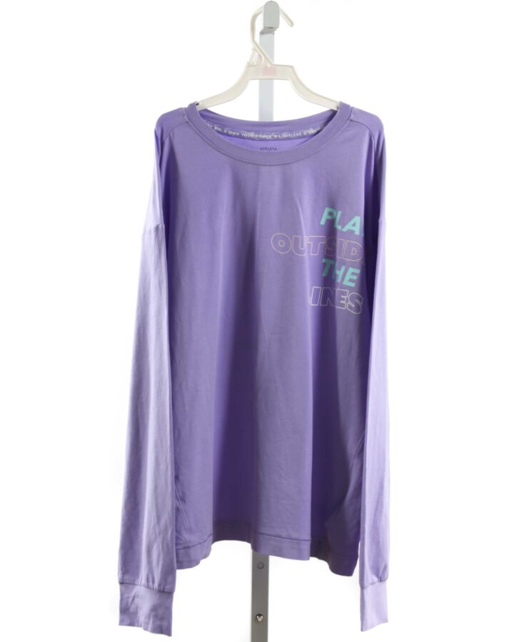 ATHLETA GIRL  PURPLE  PRINT  T-SHIRT