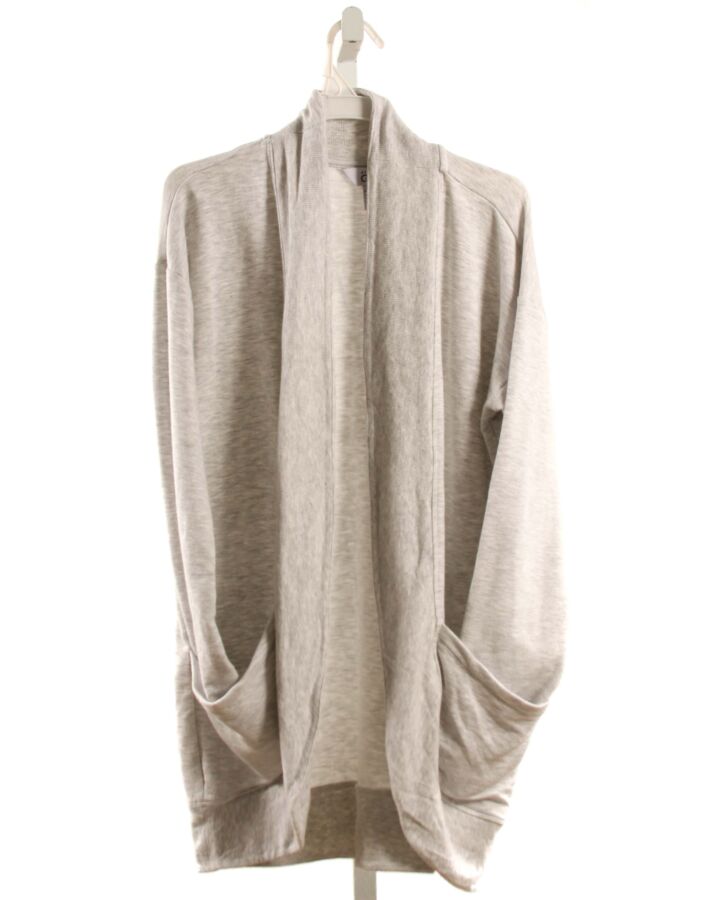 ATHLETA GIRL  GRAY KNIT   CARDIGAN