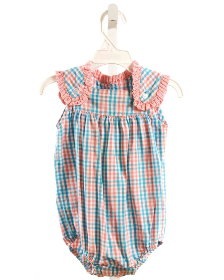 SOUTHERN SUNSHINE KIDS  BLUE  PLAID  BUBBLE