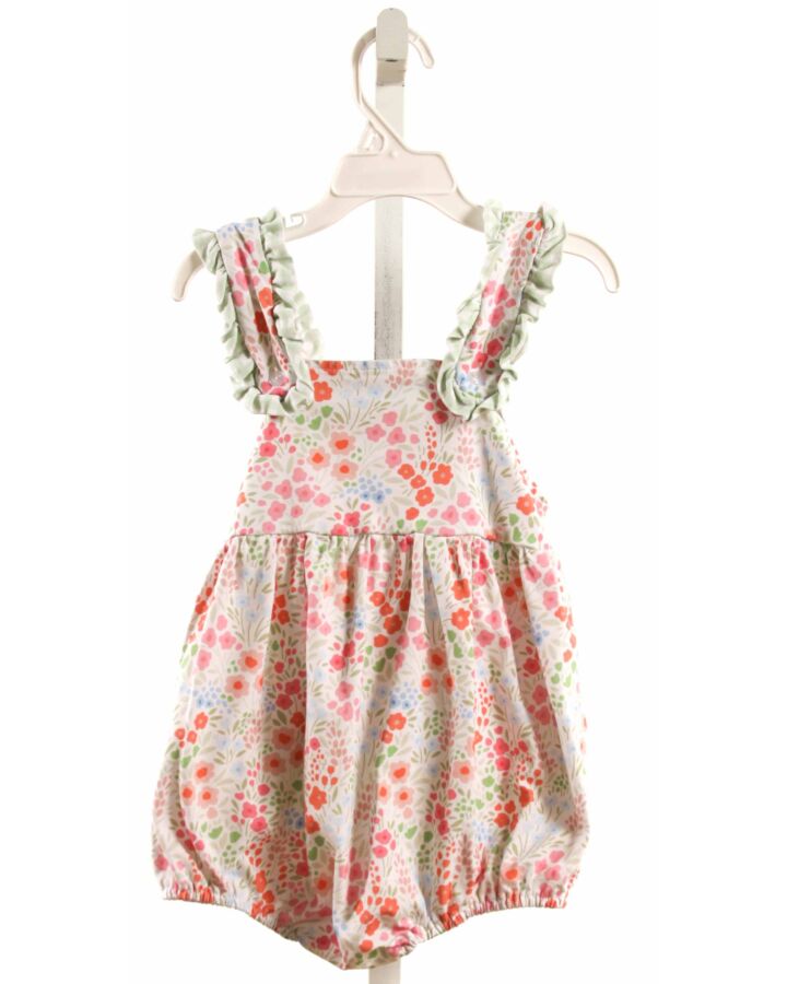 STITCHY FISH  PINK  FLORAL  KNIT BUBBLE
