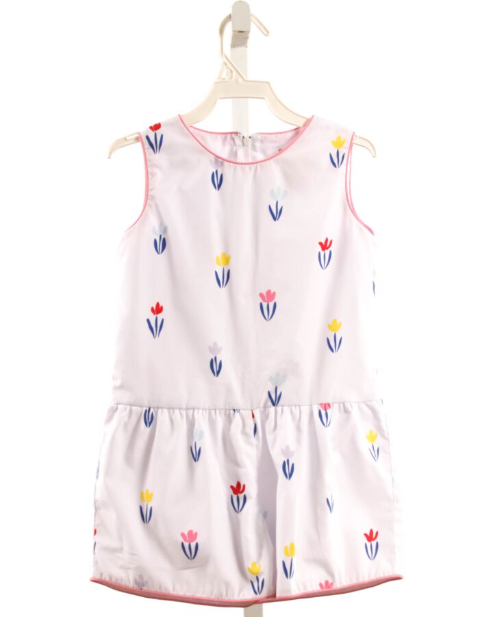 THE BEAUFORT BONNET COMPANY  WHITE  FLORAL  ROMPER