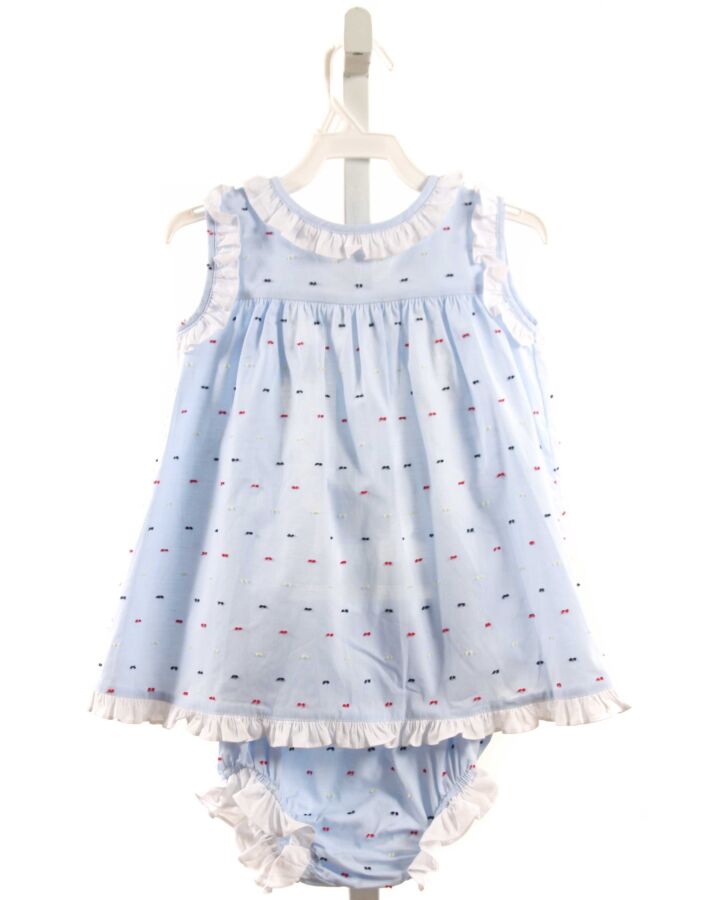 BELLA BLISS  BLUE SWISS DOT   2-PIECE OUTFIT