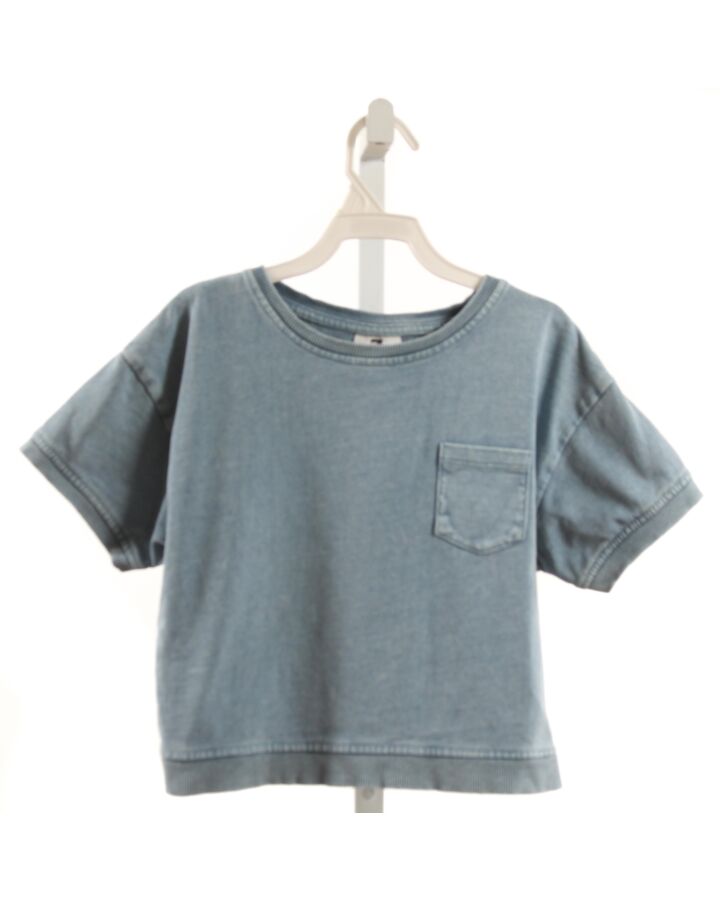 COTTON KIDS  CHAMBRAY    KNIT SS SHIRT