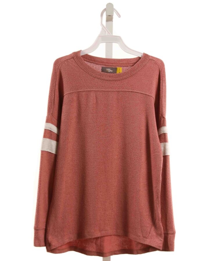 RUMI + RYDER  PINK    KNIT LS SHIRT