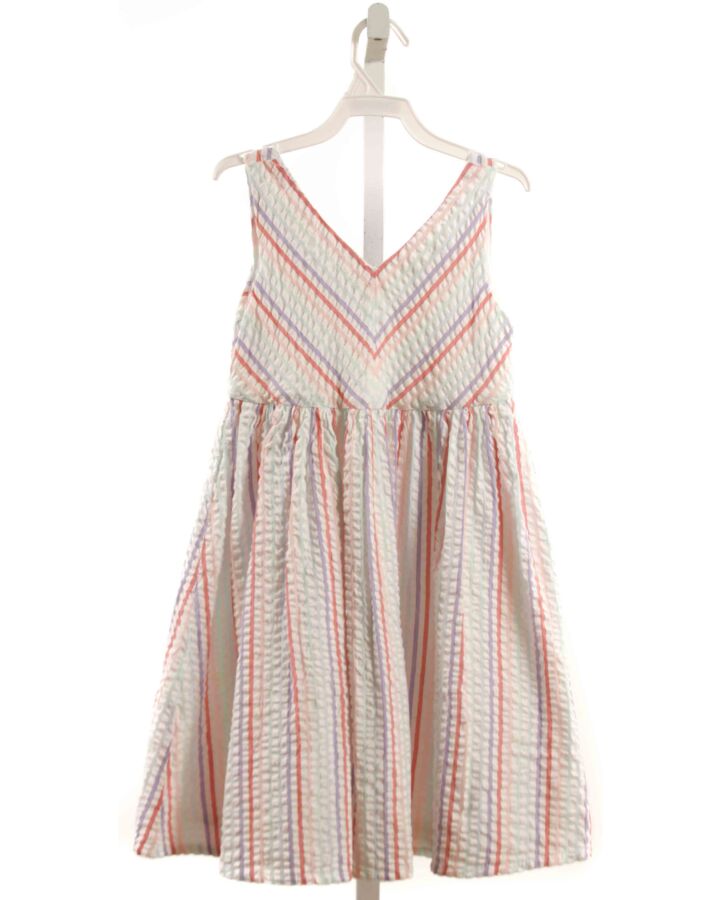 HOPE & HENRY  MULTI-COLOR SEERSUCKER STRIPED  DRESS