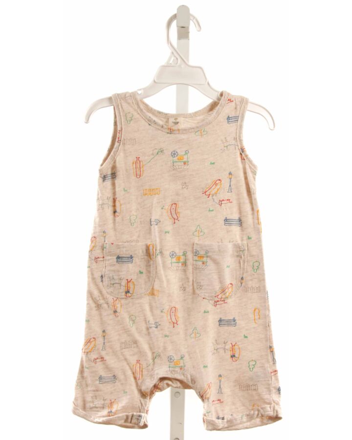 TUCKER & TATE  IVORY  PRINT  KNIT ROMPER