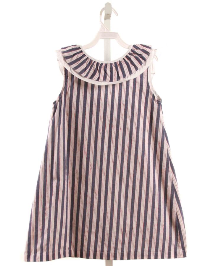 THE OAKS APPAREL   CHAMBRAY  STRIPED  DRESS