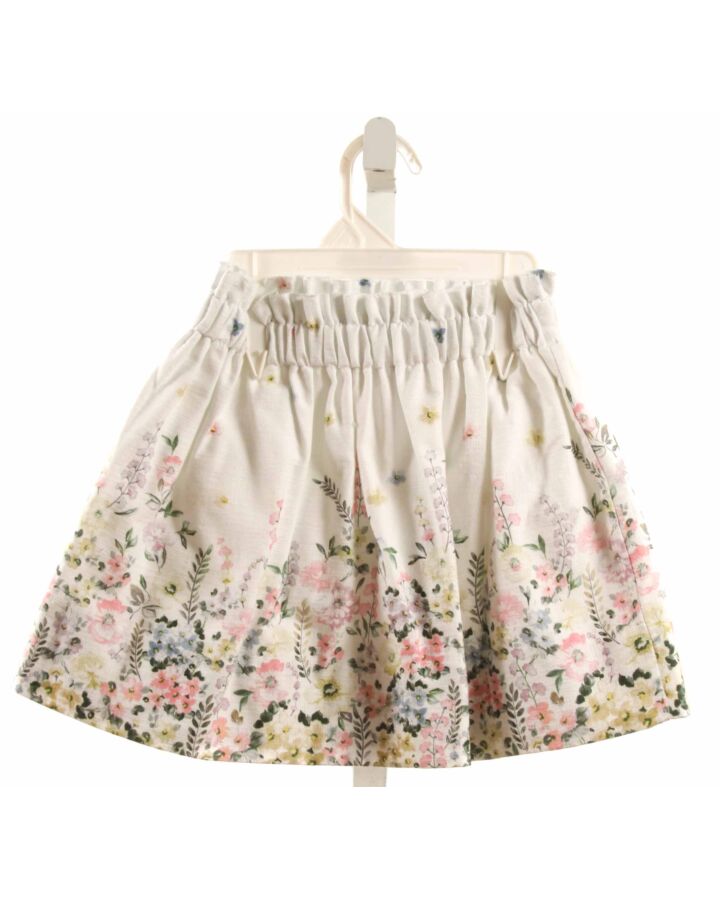 ALICE KATHLEEN  WHITE  FLORAL  SKIRT