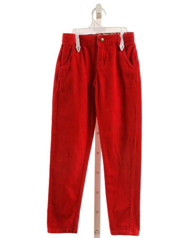 BISBY BY LITTLE ENGLISH  RED CORDUROY   PANTS
