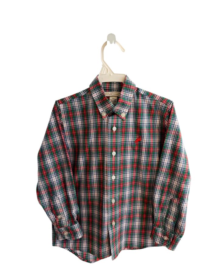 THE BEAUFORT BONNET COMPANY  RED  PLAID  DRESS SHIRT