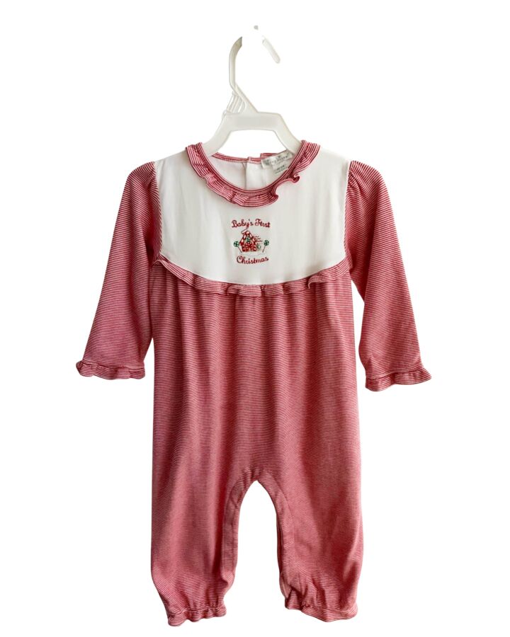 KISSY KISSY  RED  STRIPED  LOUNGEWEAR WITH RUFFLE
