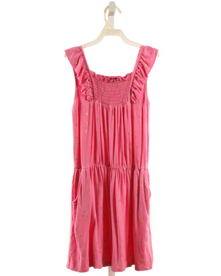 IMOGA  PINK   PRINTED DESIGN KNIT DRESS