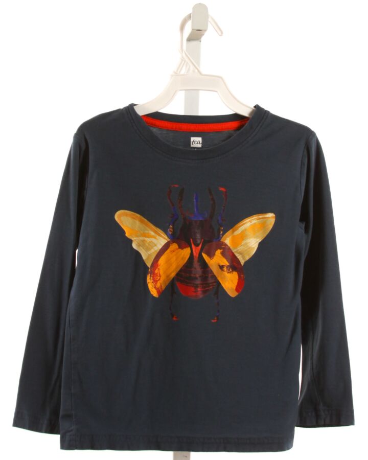 TEA  NAVY   PRINTED DESIGN T-SHIRT
