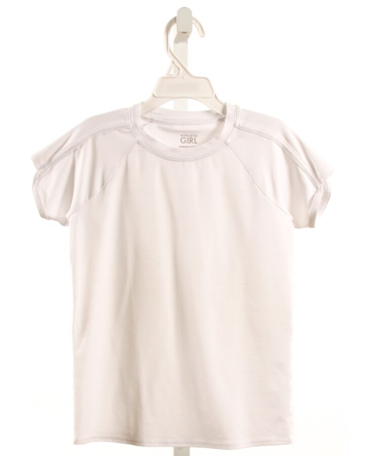 ATHLETA GIRL  WHITE    KNIT SS SHIRT