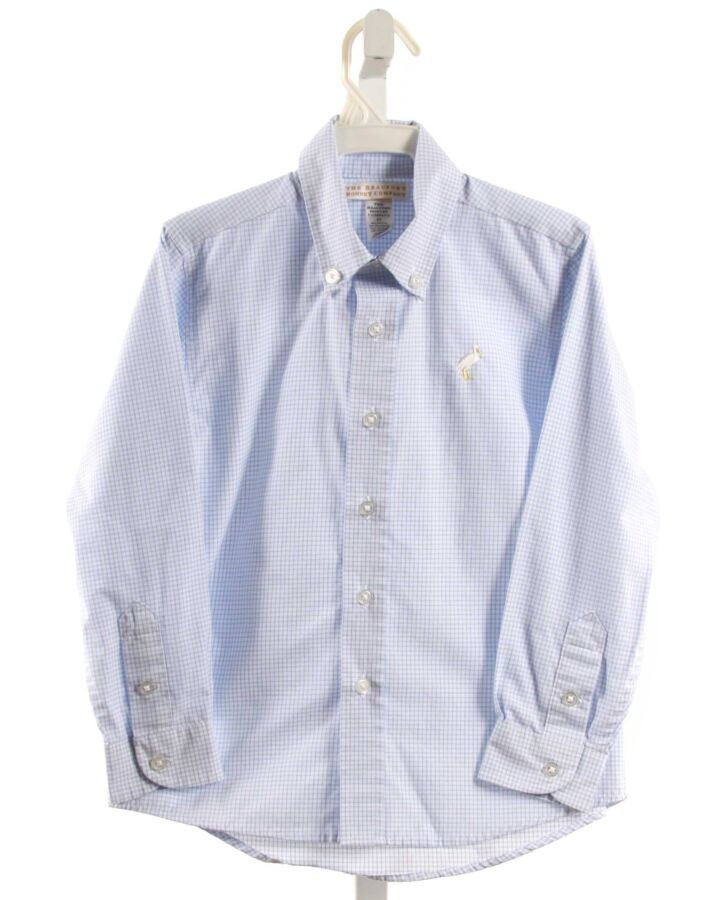 THE BEAUFORT BONNET COMPANY  BLUE  GINGHAM  DRESS SHIRT