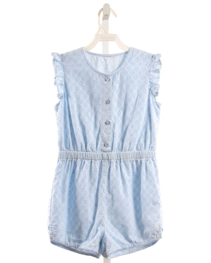 NO TAG  BLUE EYELET   ROMPER