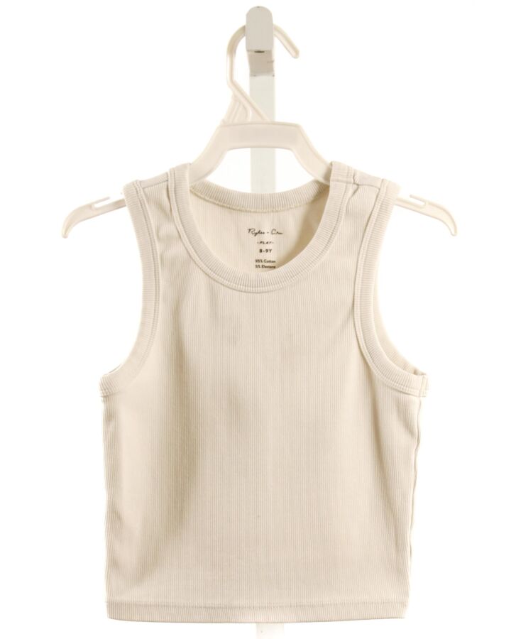 RYLEE & CRU  WHITE    KNIT TANK