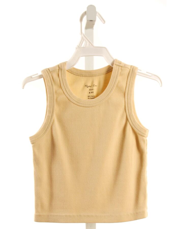 RYLEE & CRU  PALE YELLOW    KNIT TANK