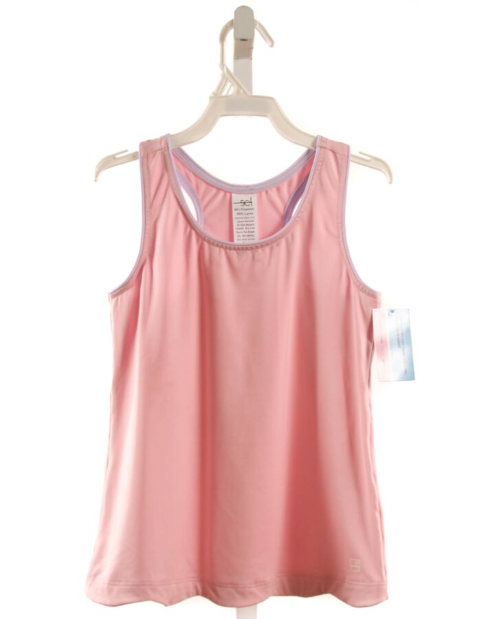 SET BY LULLABY SET  PINK    KNIT TANK