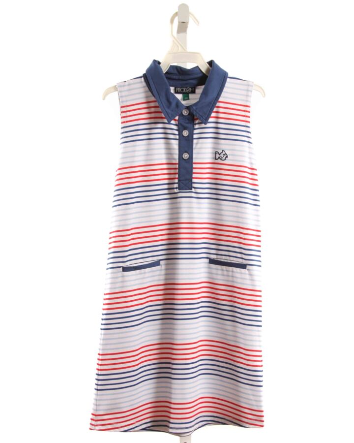 PRODOH  MULTI-COLOR  STRIPED  KNIT DRESS