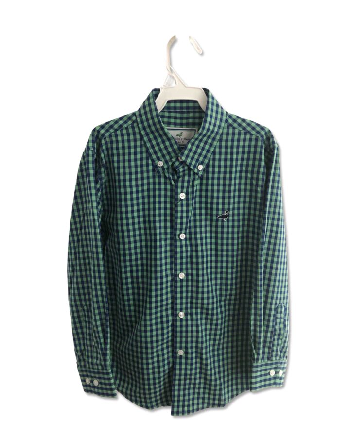 PROPERLY TIED  GREEN  GINGHAM  DRESS SHIRT
