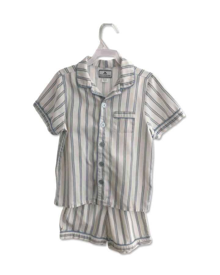 PETITE PLUME  LT BLUE  STRIPED  LOUNGEWEAR