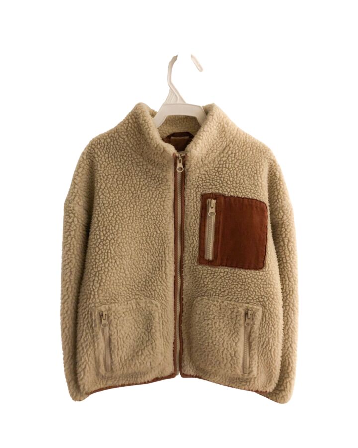 RYLEE & CRU  BROWN FLEECE   OUTERWEAR