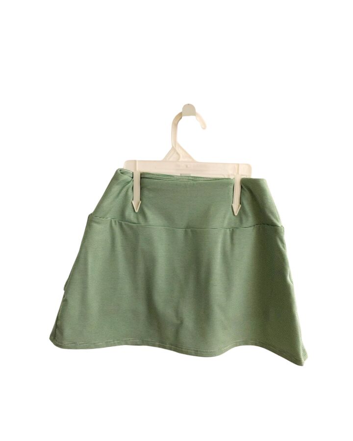 LILA + HAYES  GREEN  STRIPED  SKORT