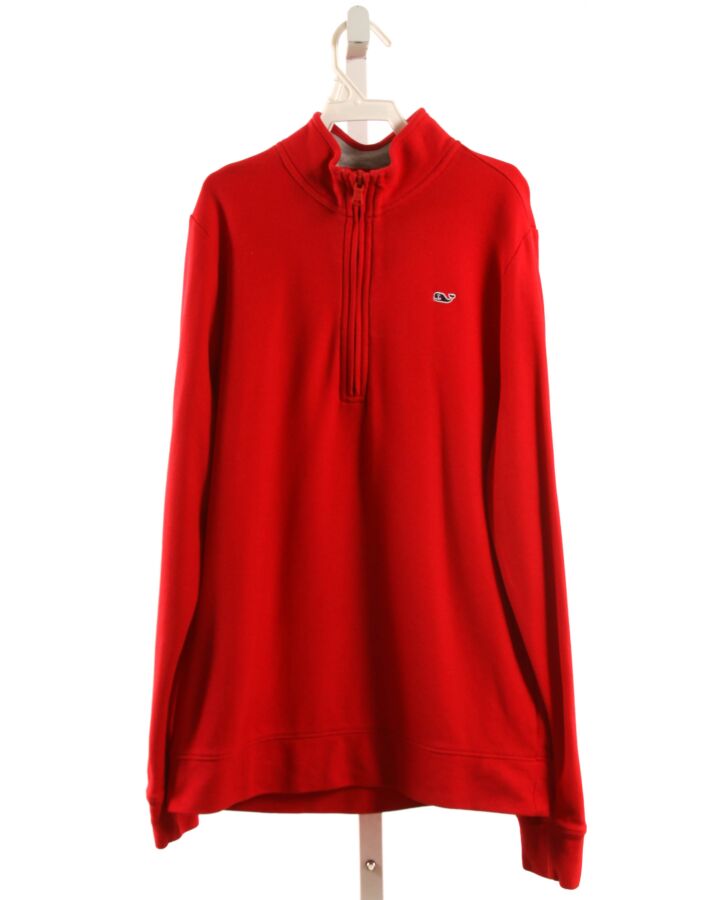 VINEYARD VINES  RED    PULLOVER