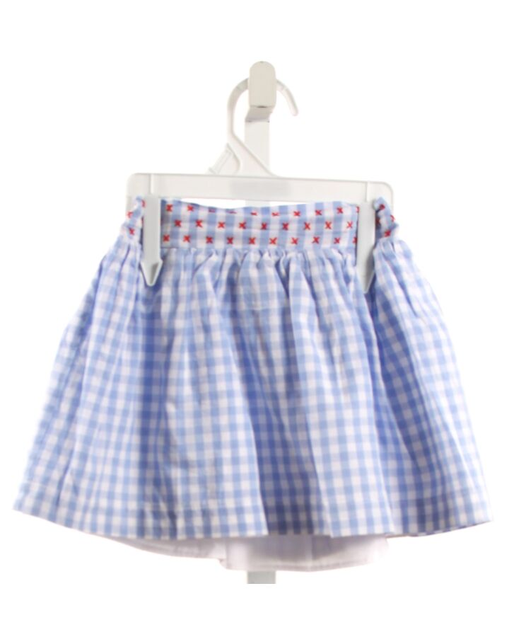 NO TAG  BLUE  GINGHAM  SKIRT