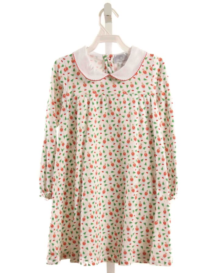 THE PROPER PEONY  MULTI-COLOR    KNIT DRESS WITH PICOT STITCHING