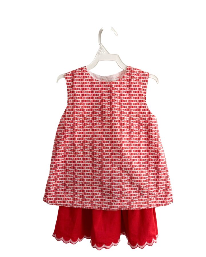 PETIT PEONY  RED    2-PIECE OUTFIT